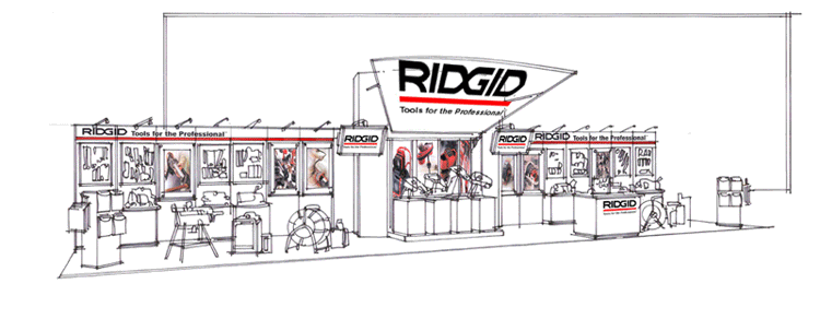 The Ridge Tool Company Custom Booth